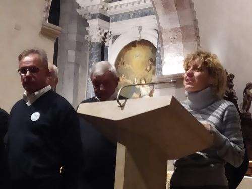 L'assessore Fvg alle Finanze, Barbara Zilli, al concerto dell'Avvento nel Duomo di Gemona